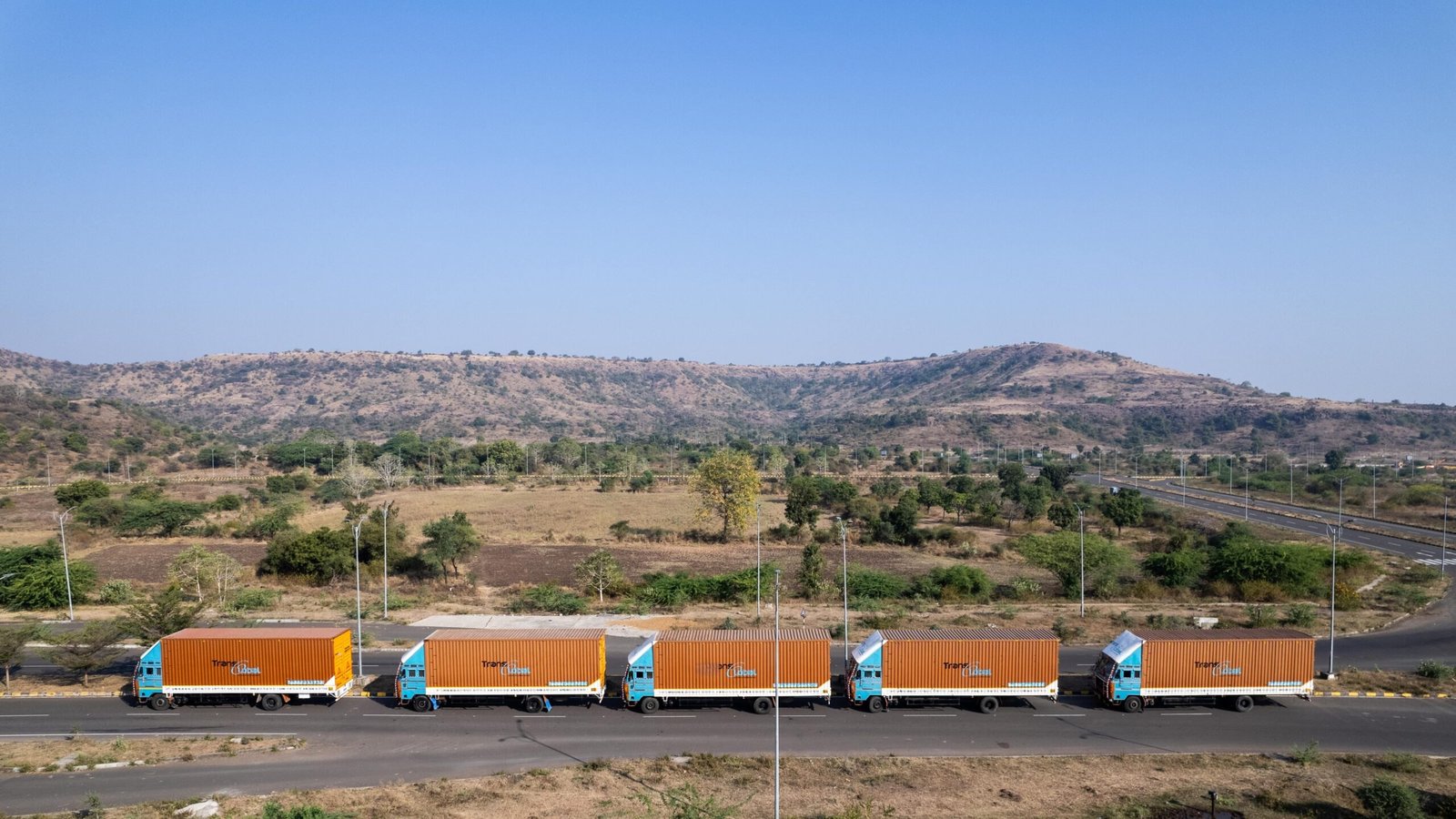 Fleet enroute across the Deccan plateau